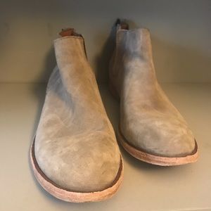Kork-Ease Suede Ankle Boots